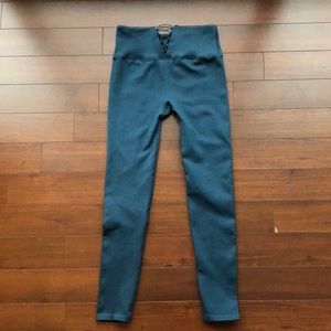 Fabletics High-Waisted Seamless Lace-Up Leggings